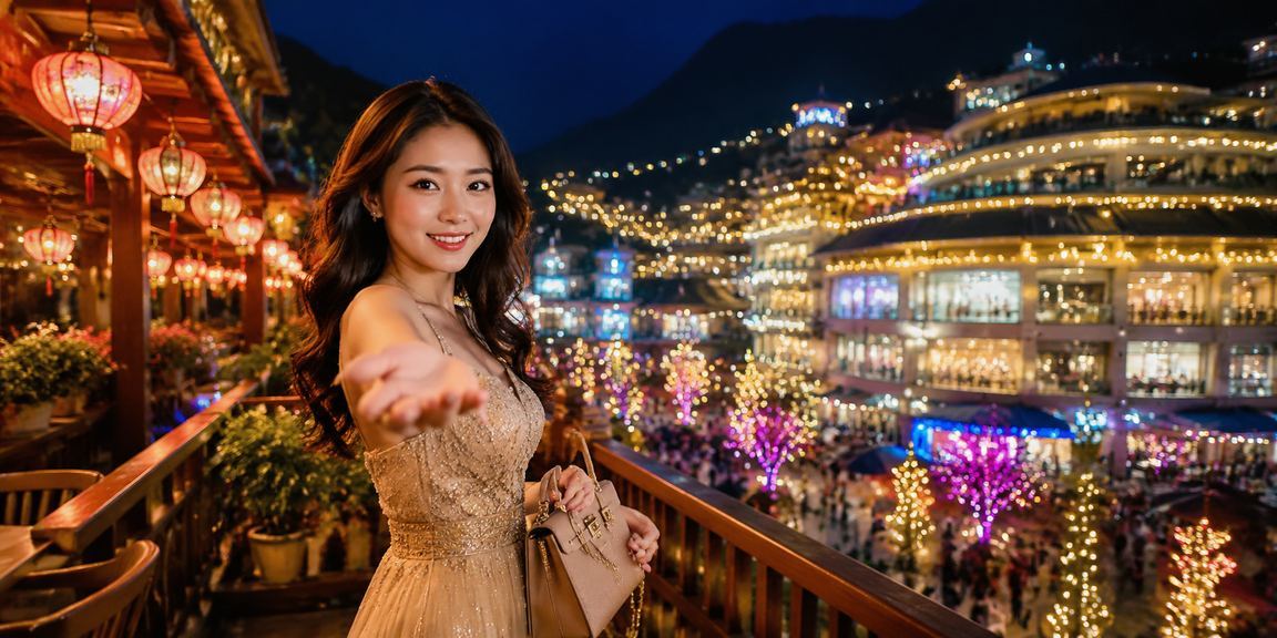 Khung cảnh cá cược thể thao đêm ở Sa Pa